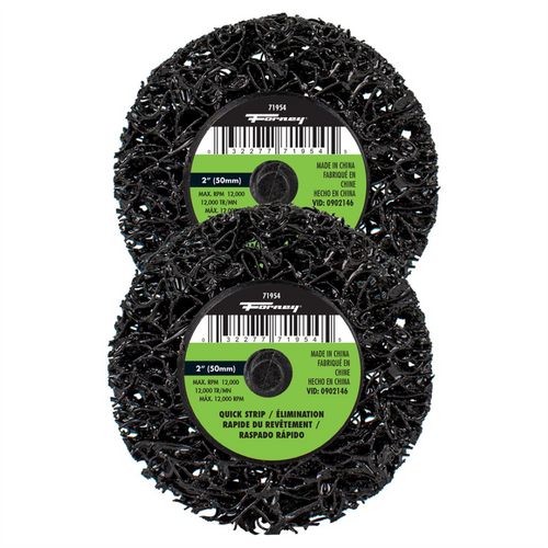 Forney Industries Quick Change Stripping Disc, 2 in (2-Pack of Forney 71954) Forney Industries Quick Change Stripping Disc, 2 in (2-Pack of Forney 71954)