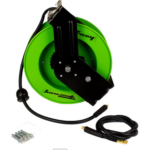 Forney Industries Forney 75462 Air Hose Reel with 50ft x 3/8in Forney Industries Forney 75462 Air Hose Reel with 50ft x 3/8in