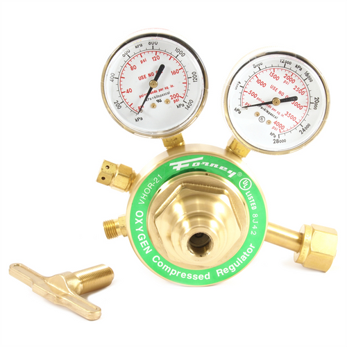 Forney Industries 450 Series Oxygen Regulator, 2-1/2 in Side Mount Forney Industries 450 Series Oxygen Regulator, 2-1/2 in Side Mount