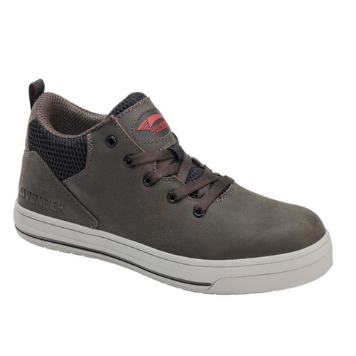 Avenger Swarm Series - Men's Mid Top Casual Boot - Aluminum Toe - AT | SD | SR - Grey - Size: 7.5W