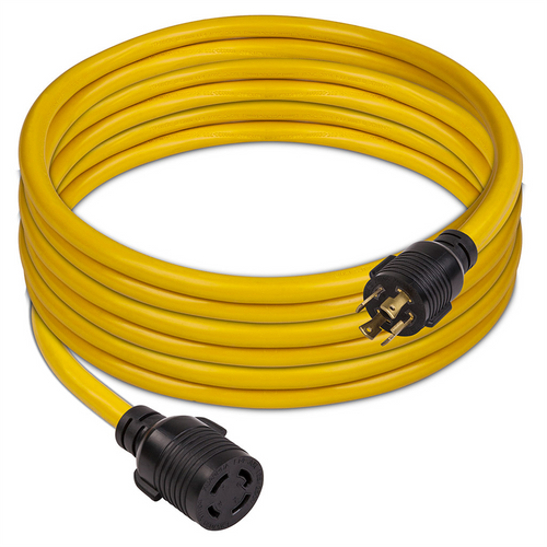 Firman Power Cord L14-30P to L14-30 25ft Extension 10 AWG with Storage Strap Firman Power Cord L14-30P to L14-30 25ft Extension 10 AWG with Storage Strap