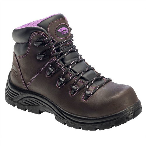 Avenger Framer Series - Women's High Top Work Boots - Composite Toe - IC|EH|SR|PR - Brown/Black - Size: 10M Avenger Framer Series - Women's High Top Work Boots - Composite Toe - IC|EH|SR|PR - Brown/Black - Size: 10M
