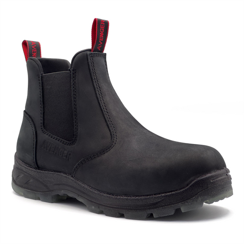 Avenger BLACK WIDOW ST - Men's Boots - Soft Toe - EH|SR|PR - Black/Black - Size: 10 - D - (Regular) Avenger BLACK WIDOW ST - Men's Boots - Soft Toe - EH|SR|PR - Black/Black - Size: 10 - D - (Regular)