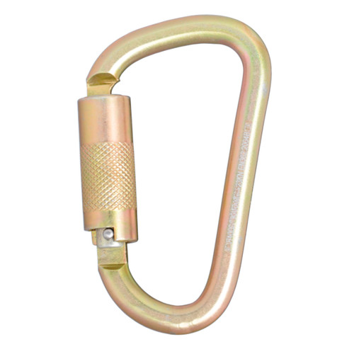 DEWALT Carabiner - Standard Self-Locking - Steel - 1/4 Turn - .85" Gate Opening - ANSI DEWALT Carabiner - Standard Self-Locking - Steel - 1/4 Turn - .85" Gate Opening - ANSI