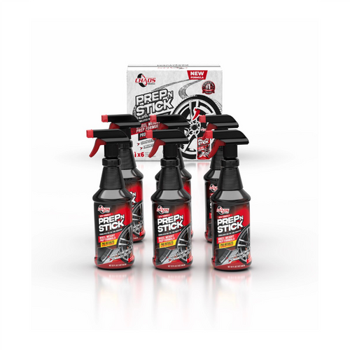 Chaos Safety Supplies Prep N Stick Aluminum Wheel Cleaner Case (6-Pack)