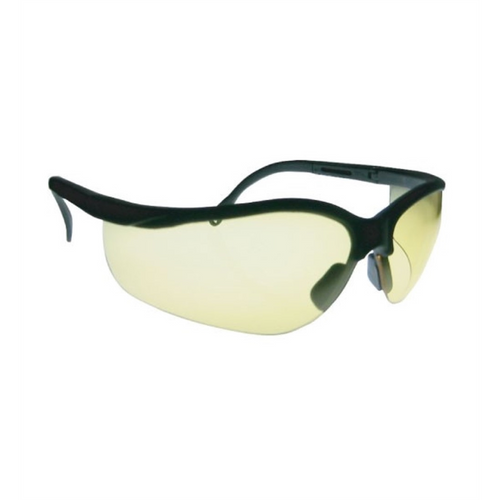 Chaos Safety Supplies Safety Glasses with Black Frame and Clear Lens
