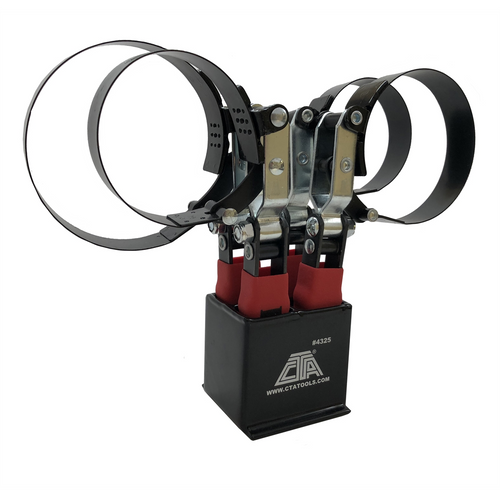 CTA Manufacturing 4 Piece Oil Filter Wrench Set with Stand