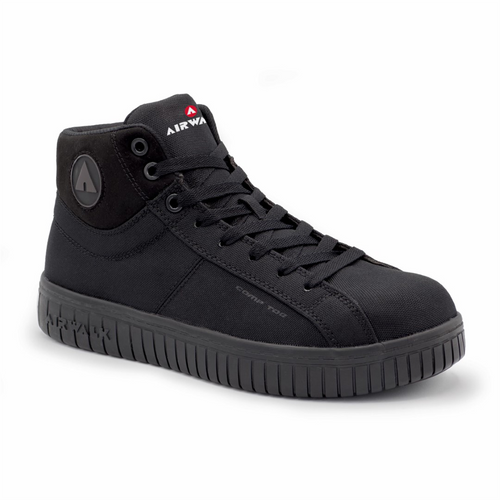 Airwalk AIRWALK - DEUCE MID Series - Men's Mid Top Shoe - CT|EH|SR - Black/Black - Size: 7.5M Airwalk AIRWALK - DEUCE MID Series - Men's Mid Top Shoe - CT|EH|SR - Black/Black - Size: 7.5M