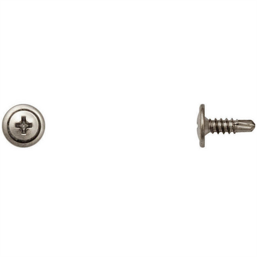 Disco Automotive Hardware Chrome Phil. Oval Washer Trim Screws