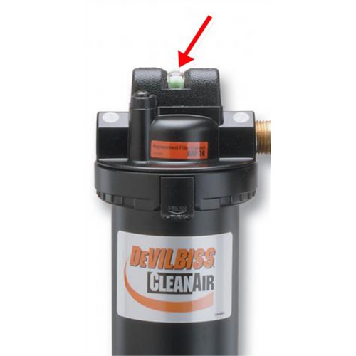 DeVilbiss FILTER CHANGE INDICATOR KIT (W/COVER & SCREWS) DeVilbiss FILTER CHANGE INDICATOR KIT (W/COVER & SCREWS)