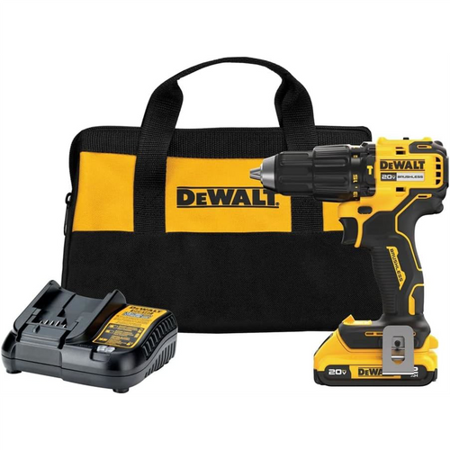 DeWalt 20V MAX* Brushless Cordless 1/2 in. Hammer Drill Kit DeWalt 20V MAX* Brushless Cordless 1/2 in. Hammer Drill Kit