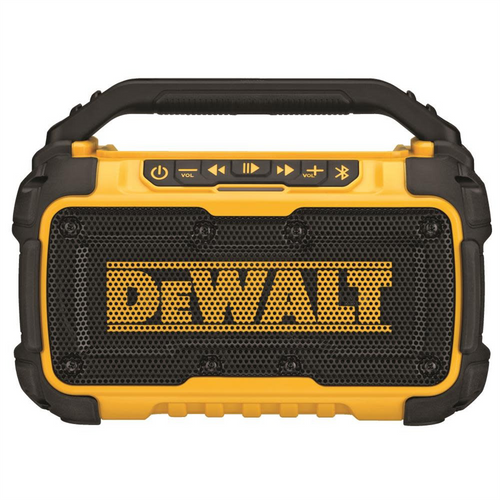 DeWalt 12V/20V MAX Jobsite Bluetooth Speaker DeWalt 12V/20V MAX Jobsite Bluetooth Speaker