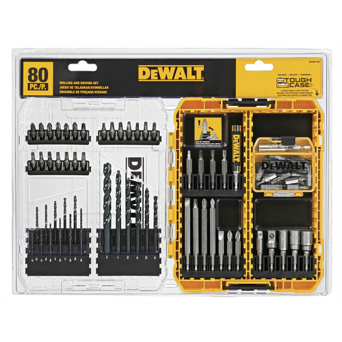 DeWalt Dewalt 80pc drill/drive accessory set w/ case DeWalt Dewalt 80pc drill/drive accessory set w/ case