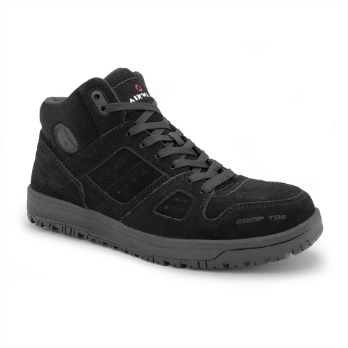 Airwalk AIRWALK - MONGO MID Series - Men's Mid Top Shoe - CT|EH|SR - Black/Black - Size: 8.5M Airwalk AIRWALK - MONGO MID Series - Men's Mid Top Shoe - CT|EH|SR - Black/Black - Size: 8.5M