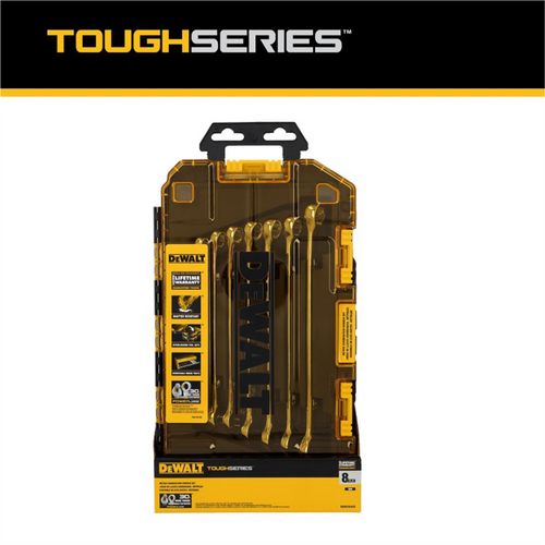 DeWalt TOUGHSERIES Metric Combination Wrench Set - 8 Piece DeWalt TOUGHSERIES Metric Combination Wrench Set - 8 Piece