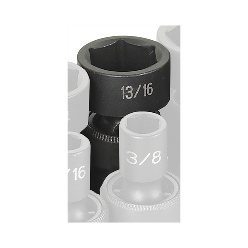 Grey Pneumatic SOC 13/16 3/8D IMP UNIV 6PT