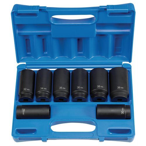 Grey Pneumatic 1/2D AXL NT IMP 12PT 8PC SET