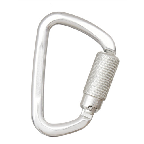 DEWALT Carabiner - Standard Self-Locking - Aluminum - 1/4 Turn - .83" Gate Opening - ANSI DEWALT Carabiner - Standard Self-Locking - Aluminum - 1/4 Turn - .83" Gate Opening - ANSI