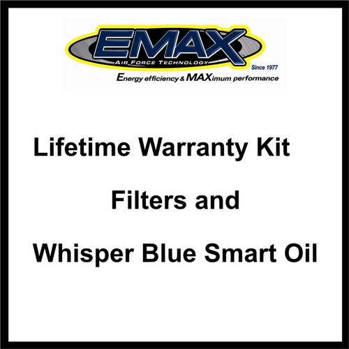 Emax Compressor Extended Lifetime Pump Warranty Kit For 5 - 10 HP Piston Air Compressors Without Silencer Emax Compressor Extended Lifetime Pump Warranty Kit For 5 - 10 HP Piston Air Compressors Without Silencer