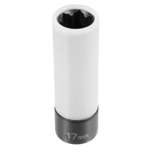 Grey Pneumatic 1/2" Drive 17mm Mercedes Flower Socket