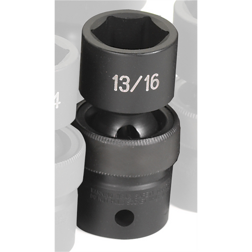Grey Pneumatic SOC 13/16 1/2D IMP UNIV 6PT