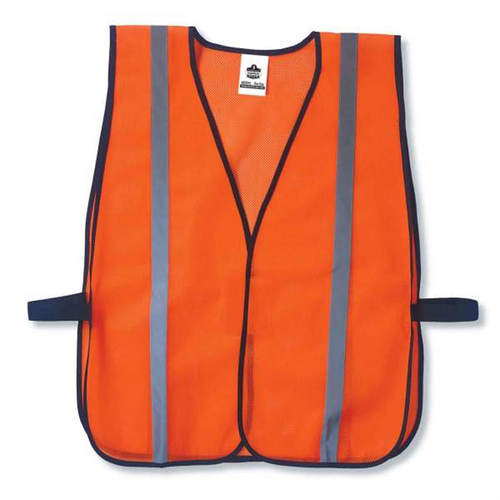 Ergodyne 8020HL Orange Non-Cert Std Vest Ergodyne 8020HL Orange Non-Cert Std Vest