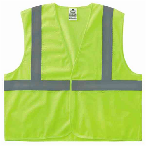 Ergodyne 8205HL 2XL/3XL Lime Type R Class 2 Super Mesh Vest Ergodyne 8205HL 2XL/3XL Lime Type R Class 2 Super Mesh Vest
