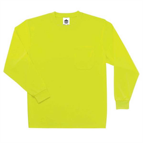 Ergodyne 8091 L Lime Non-Cert Long Sleeve T-Shirt Ergodyne 8091 L Lime Non-Cert Long Sleeve T-Shirt
