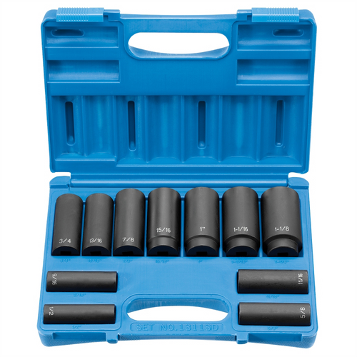 Grey Pneumatic 1/2"DR 11PC DEEP