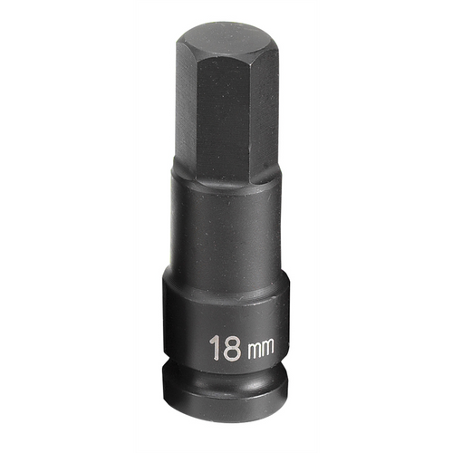 Grey Pneumatic SOC 18MM 1/2D IMP HEX