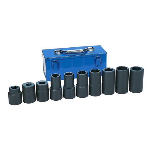 Grey Pneumatic #5 Spline 10 Piece SAE/Metric Truck Set Grey Pneumatic #5 Spline 10 Piece SAE/Metric Truck Set
