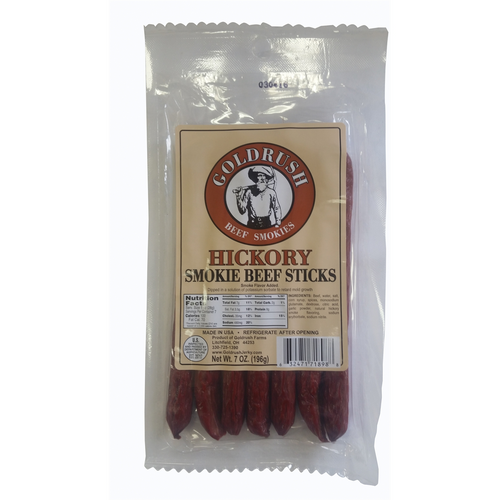 Gold Rush Jerky Hickory 7 oz. Beef Sticks - 12 Count (6 lbs.)