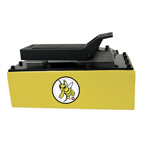ESCO 5-qt Metal Air Hydraulic Pump Yellow Jackit ESCO 5-qt Metal Air Hydraulic Pump Yellow Jackit