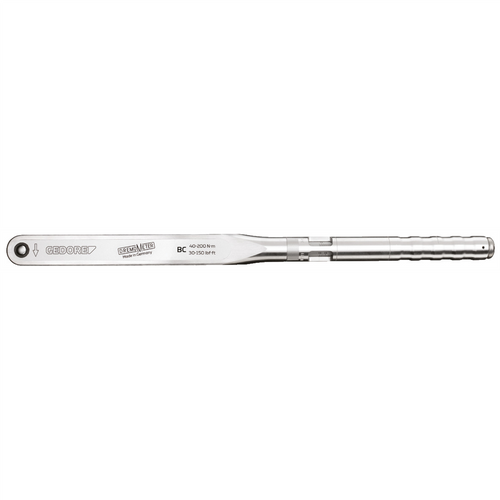 Gedore DREMOMETER INDUSTRIAL Torque Wrench; Type BC; 1/2" Drive; 40-200 Nm Gedore DREMOMETER INDUSTRIAL Torque Wrench; Type BC; 1/2" Drive; 40-200 Nm