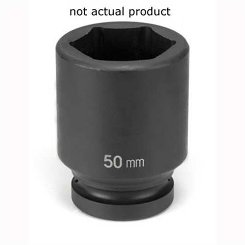 Grey Pneumatic SOC 42MM 1"D IMP 6PT DP BLK