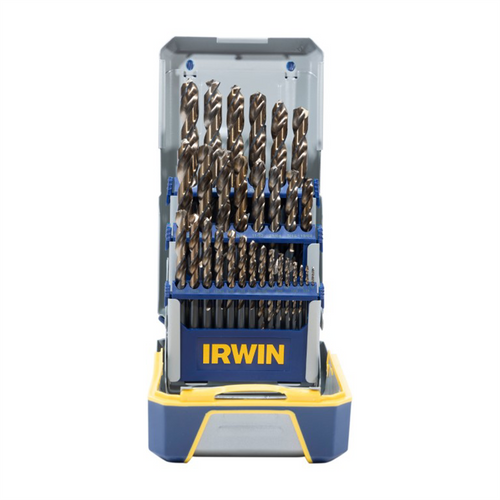 Hanson 29 Piece Turbomax Metal Index Drill Bit Set, Reduced 3/8 Inch Shank Hanson 29 Piece Turbomax Metal Index Drill Bit Set, Reduced 3/8 Inch Shank