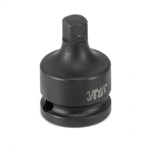 Grey Pneumatic 3/8" Female x 1/4" Male Adapter w/ Locking Pin
