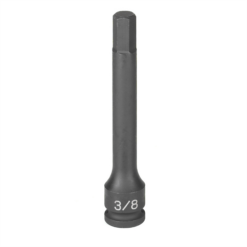 Grey Pneumatic 3/8" Drive x 7/32" Hex Driver 4" Length Grey Pneumatic 3/8" Drive x 7/32" Hex Driver 4" Length