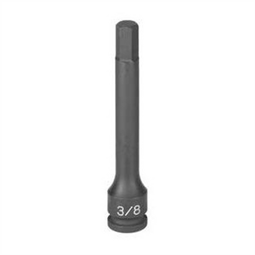 Grey Pneumatic 3/8" Drive x 7mm Hex Driver 4" Length