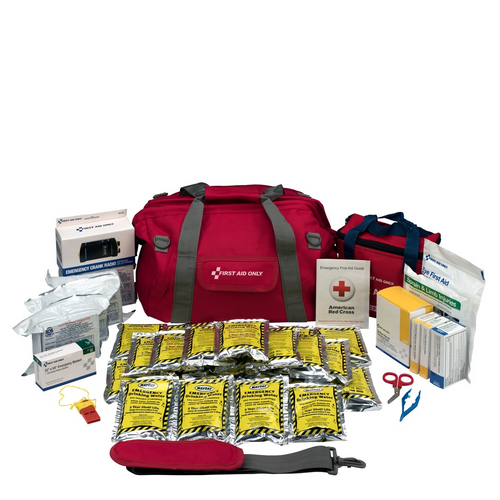 First Aid Only Emergency Prep 24 Person Large Fabric Bag