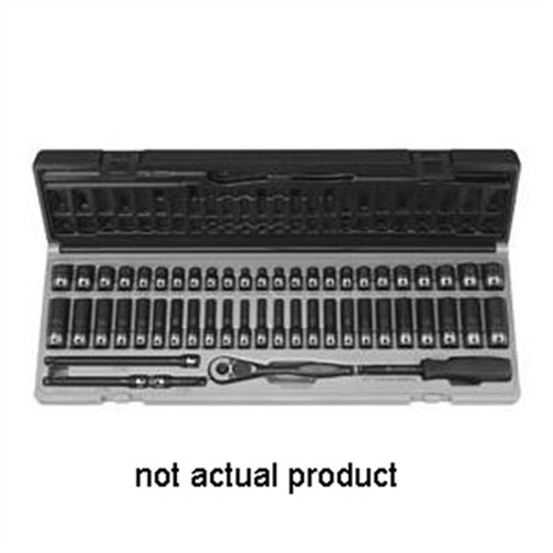 Grey Pneumatic 1/4" Drive x 4mm Deep Duo Socket - 6 Point