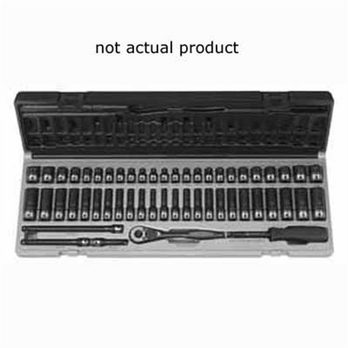 Grey Pneumatic 1/4" Drive x 3/8" Standard Duo-Socket -12 Point