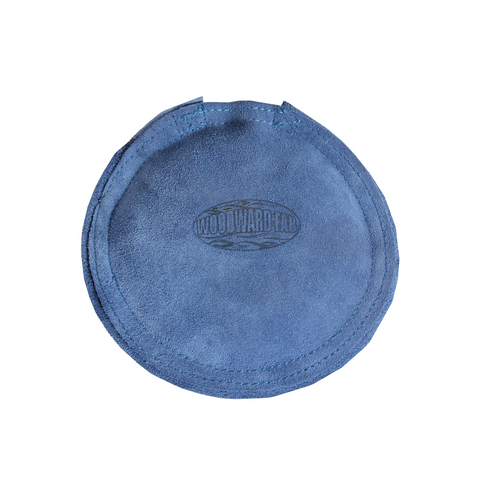 Woodward Fab 6 in. Diameter Embossed Leather Shot Bag