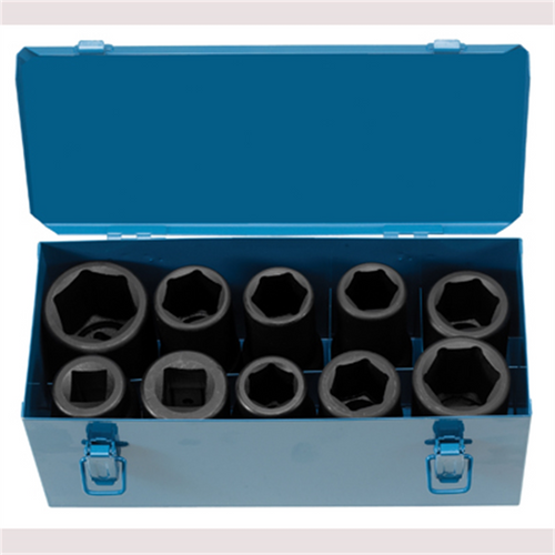 Grey Pneumatic 1" Drive 10 Piece Heavy Duty Truck Set