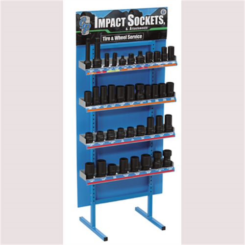 Grey Pneumatic Tire & Wheel Service Display Grey Pneumatic Tire & Wheel Service Display