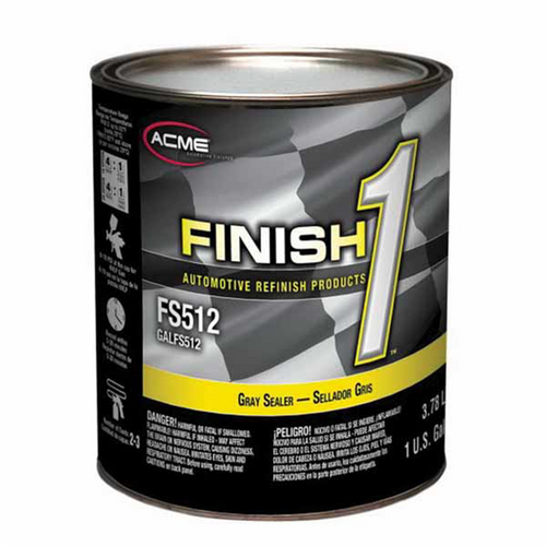 Finish 1 Automotive Refinish Products FS514-4 4.1 VOC Enamel Sealer Undercoat, 1 qt Can, White