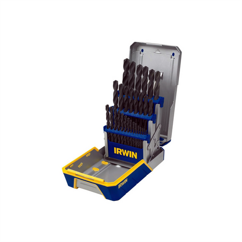 Hanson 29 PC DRILL BIT INDUSTRIAL SET CASE BLACK OXIDE Hanson 29 PC DRILL BIT INDUSTRIAL SET CASE BLACK OXIDE