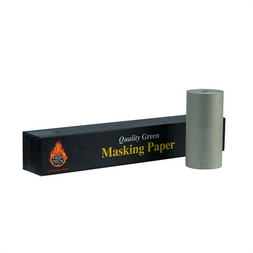 High Teck Products MP3100G-12 Masking Paper, 12 in W x 1000 ft L, Green, 28 lb Basis High Teck Products MP3100G-12 Masking Paper, 12 in W x 1000 ft L, Green, 28 lb Basis