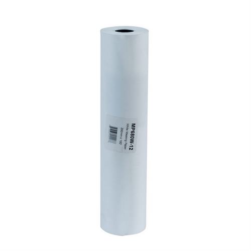 High Teck Products White Guard MP680W-12 Premium Masking Paper, 12 in W x 180 ft L, 24 lb Basis