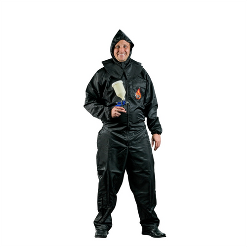 High Teck Products PS120B Premium Paint Suit, 2X-Large, Black, 2-Way Zipper